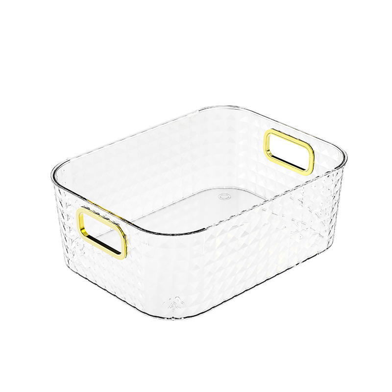 Modulárny PET + ABS Zlato Zlato Diamond Cosmetic Storage Box